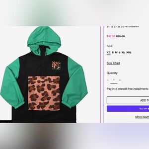 NWOT Dumgood Vintage MTV Windbreaker